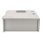 Covidien 5 quart ABS Plastic In-Room Locking Wall Mount Sharps Container Cabinet System - Beige